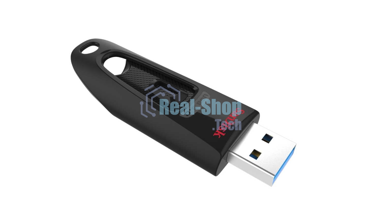 Флешка USB Sandisk CZ48 Ultra (SDCZ48-256G-U46), 256Gb, USB 3.0, R/W 130/30, черный