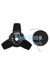 Триммер бензиновый Denzel DR-43S, 43 см3, разъемная штанга, состоит из 2 частей