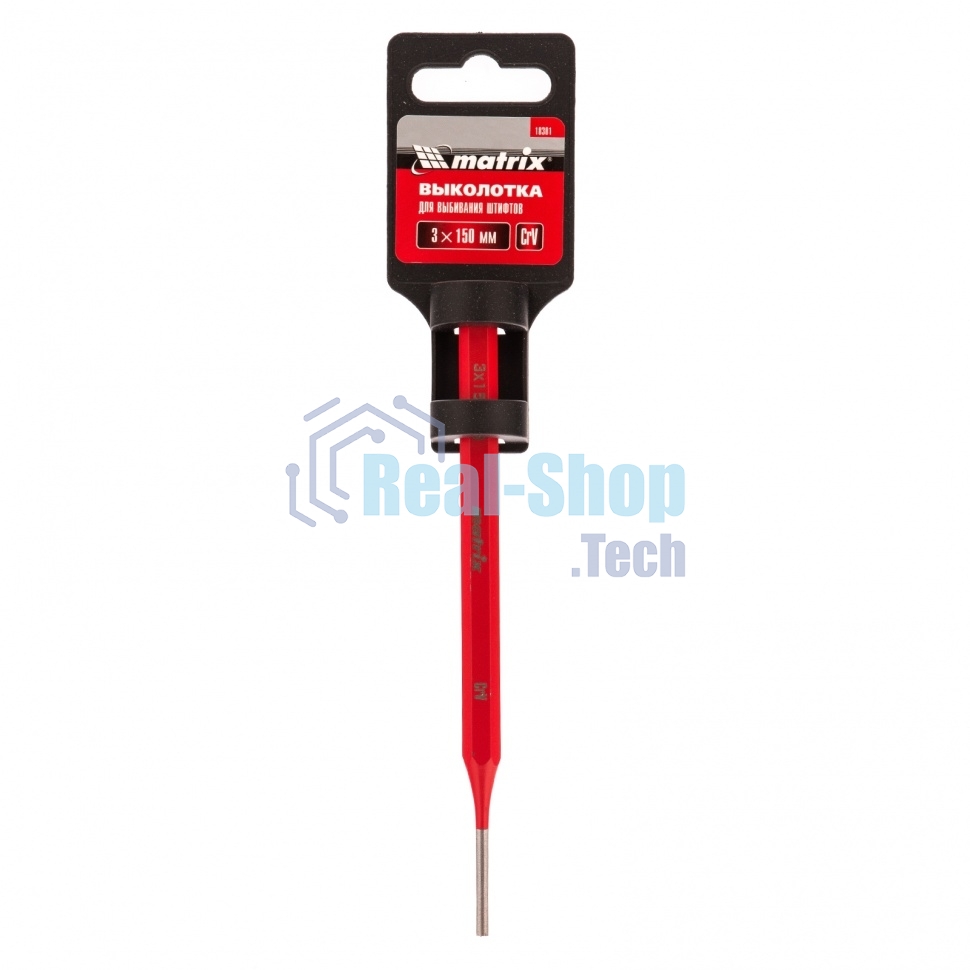 Выколотка Matrix 3 x 150 мм, сталь CrV