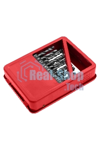 Набор сверл Matrix по металлу 1-10мм hss 19шт метал. коробка цил. хвостовик