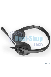 Гарнитура проводная с микрофоном A4Tech Fstyler FH100U черный