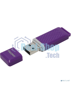Флешка USB Smartbuy Quartz violet (SB4GbQZ-V), 4Gb, USB 2.0, R/W 20/10, фиолетовый