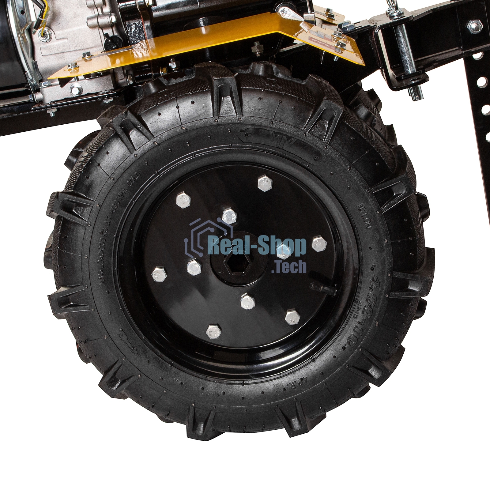 Мотоблок Denzel DPT-270X, 7 л.с., диск.сцеп, шир 90 см, глуб 35 см, фрез 3х4, ВОМ, передачи 2В/1Н