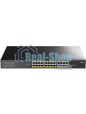 Коммутатор Cudy GS1028PS2, 24×1 Гбит/с, 2×1 Гбит/с SFP