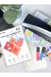 Пленка для ламинирования ГЕЛЕОС, А4, 80 мкм 30 шт./Пленка для ламинирования A4, 216х303 (80 мкм) глянцевая 30 шт