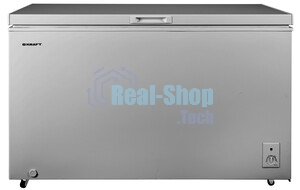 Морозильный ларь Kraft BD(W)-460SRX серебристый, 422л