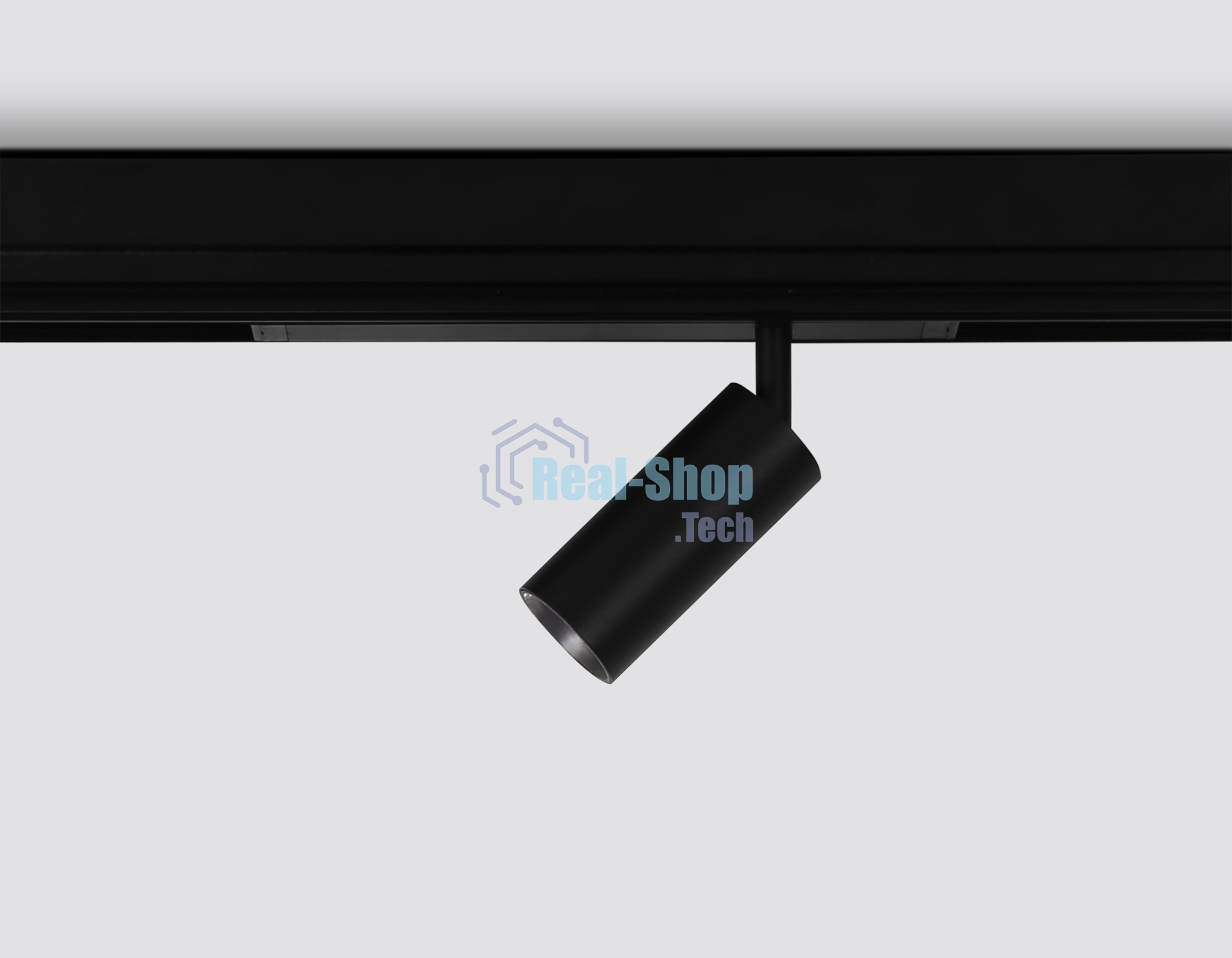 Управляемый светодиодный светильник для шинопровода Magnetic Ambrella light GL1212 BK черный IP20 12W 3000K-6400K 220V 36° D45*100 (Без ПДУ)