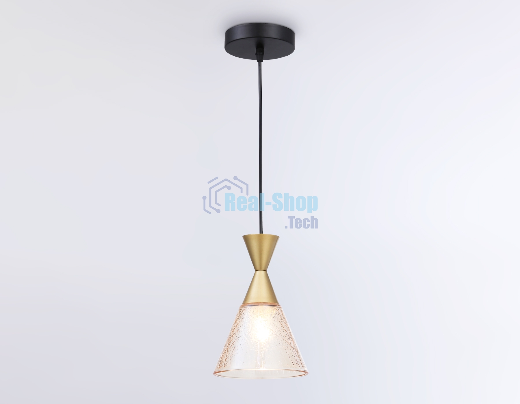 Светильник Ambrella light TR3173 BK/GD черный/золото E27 max 60W D155*1000