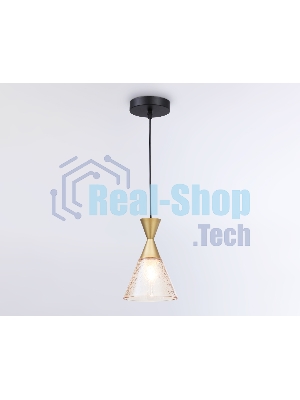 Светильник Ambrella light TR3173 BK/GD черный/золото E27 max 60W D155*1000