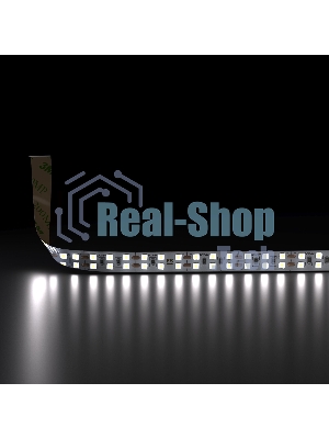 Лента светодиодная 240LED 18W IP20 двухрядная 6500К холодный белый (2835 24V 240Led 18W IP20)