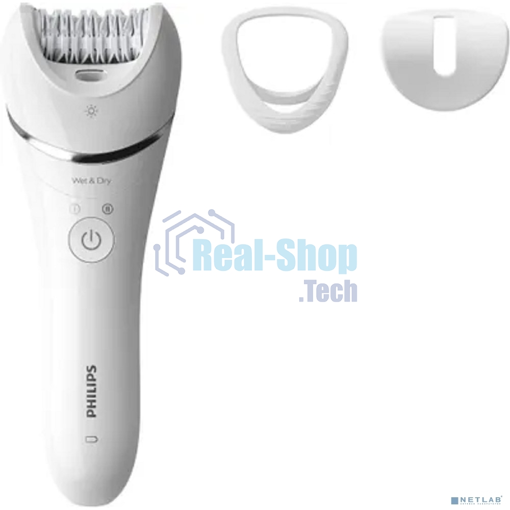 Эпилятор Philips Series 8000 BRE700/01 Цвет: белый (требуется адаптер)
