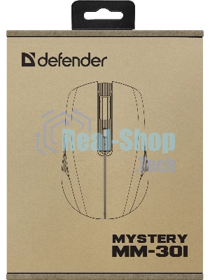Мышь беспроводная Defender Mystery MM-301 фиолетовый, 1600 dpi, радиоканал, Bluetooth, USB, кнопки - 6