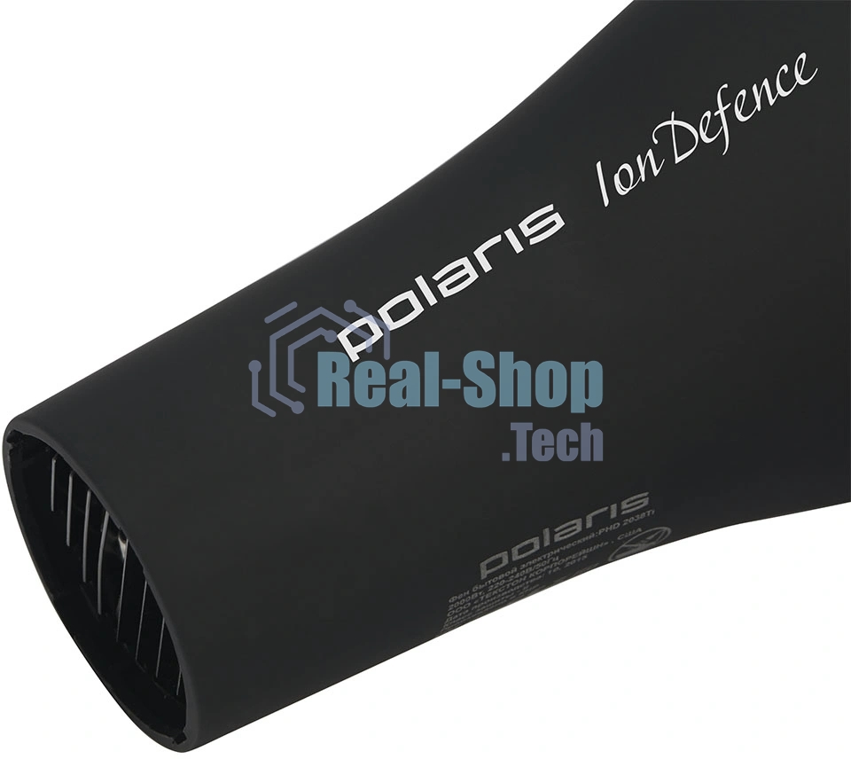 Фен Polaris PHD 2038Ti черный, 2000 Вт, ионизация