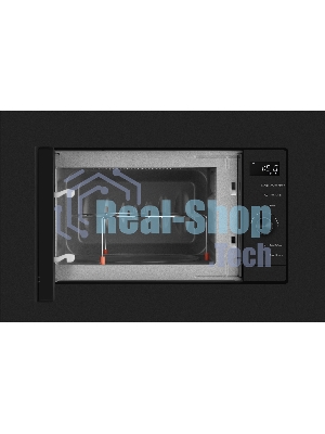 Встраиваемая микроволновая печь Weissgauff HMT-620 BG Grill Matt Edition черный, 20 л, 700 Вт, переключатели - сенсор, поворотный механизм