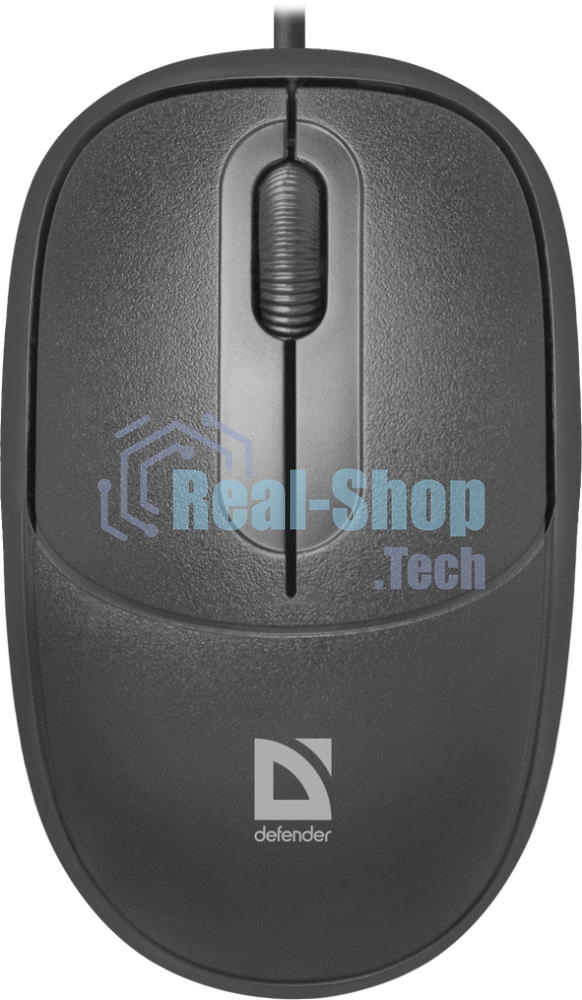 Мышь проводная Defender Datum MS-980 черный, 1000 dpi, USB, кнопки - 3
