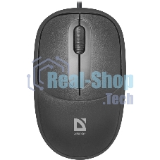 Мышь проводная Defender Datum MS-980 черный, 1000 dpi, USB, кнопки - 3