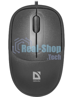Мышь проводная Defender Datum MS-980 черный, 1000 dpi, USB, кнопки - 3