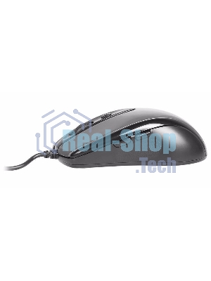 Мышь проводная A4Tech N-708X серый глянец/черный, 1600 dpi, USB, кнопки - 6
