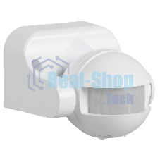 Детектор движения ДД 009 1100Вт угол. обз. 180град. IP44 бел. ИЭК LDD10-009-1100-001