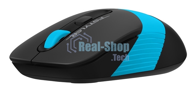 Мышь беспроводная A4Tech Fstyler FG10S черный/синий, 2000 dpi, радиоканал, USB, кнопки - 4