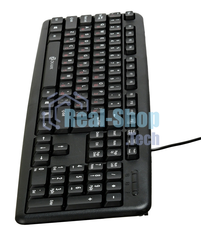 Клавиатура проводная Oklick 90MV2, USB, черный