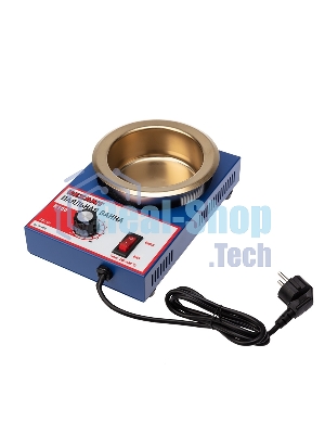 Паяльная ванна Rexant, модель R100, 300 Вт, ø 100 мм, 200-480 °C