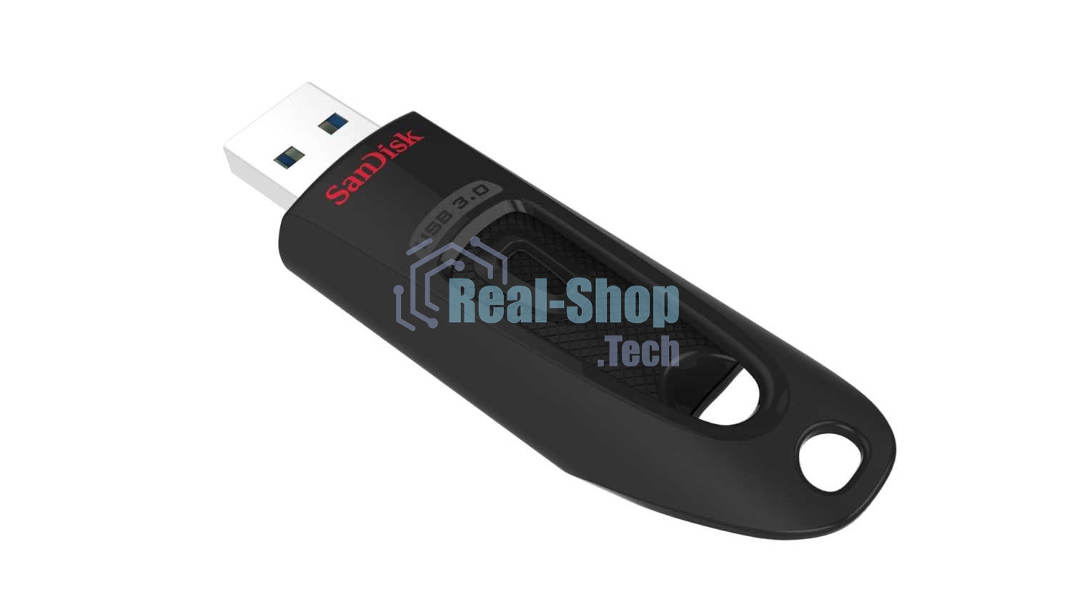 Флешка USB Sandisk CZ48 Ultra (SDCZ48-256G-U46), 256Gb, USB 3.0, R/W 130/30, черный