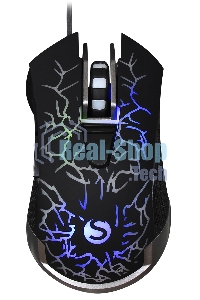 Мышь проводная SunWind SW-M705G черный, 3600 dpi, USB, кнопки - 6