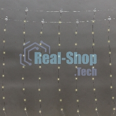 Гирлянда Neon-night Светодиодный дождь из росы 3х2м, теплый белый, USB + пульт управления, с крючками для крепления