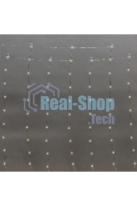 Гирлянда Neon-night Светодиодный дождь из росы 3х2м, теплый белый, USB + пульт управления, с крючками для крепления