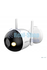 Уличная цилиндрическая IP-видеокамера Dahua DH-IPC-F2CP-PV-0280B Smart Dual Light 2Мп, 1/3” CMOS, объектив 2.8мм, видеоаналитика, ИК 30м, LED 30м, микрофон, динамик, Wi-Fi 2.4ГГц, IP67, металл пластик
