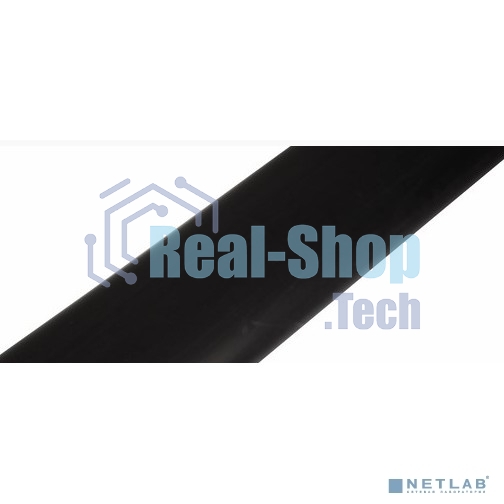 Термоусаживаемая трубка клеевая Rexant 75,0/22,0 мм, (3-4:1) черная, упаковка 2 шт. по 1 м