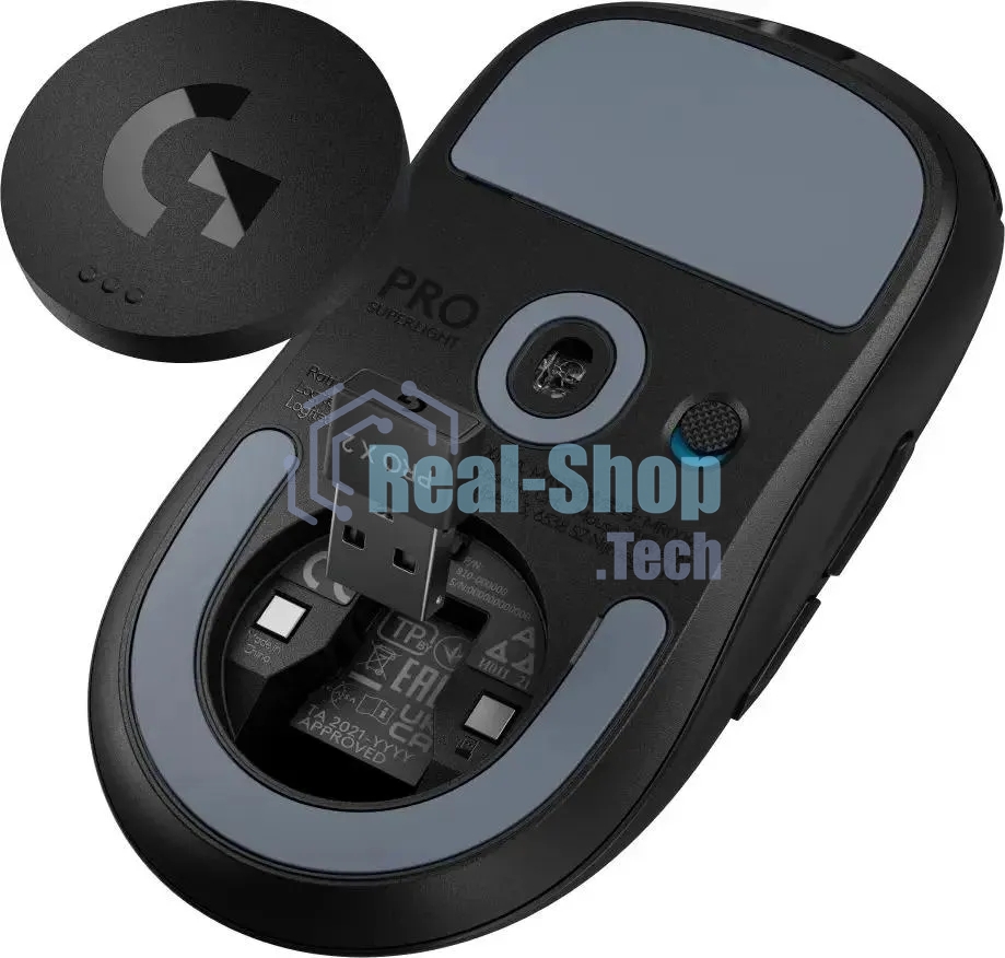 Мышь беспроводная Logitech G PRO X SUPERLIGHT 2 черный, 32000 dpi, радиоканал, USB, кнопки - 5