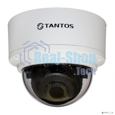 Уличная 2 мегапиксельная купольная антивандальная IP-камера Tantos TSi-Ve25VPA 2.8-12 мм