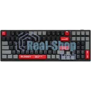 Клавиатура беспроводная механическая A4Tech Bloody WS98 Naraka USB черный/красный (WS98)