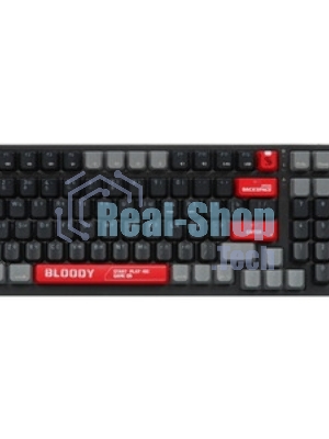 Клавиатура беспроводная механическая A4Tech Bloody WS98 Naraka USB черный/красный (WS98)