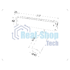 Управляемый светодиодный светильник для шинопровода Magnetic Ambrella light GL1212 BK черный IP20 12W 3000K-6400K 220V 36° D45*100 (Без ПДУ)