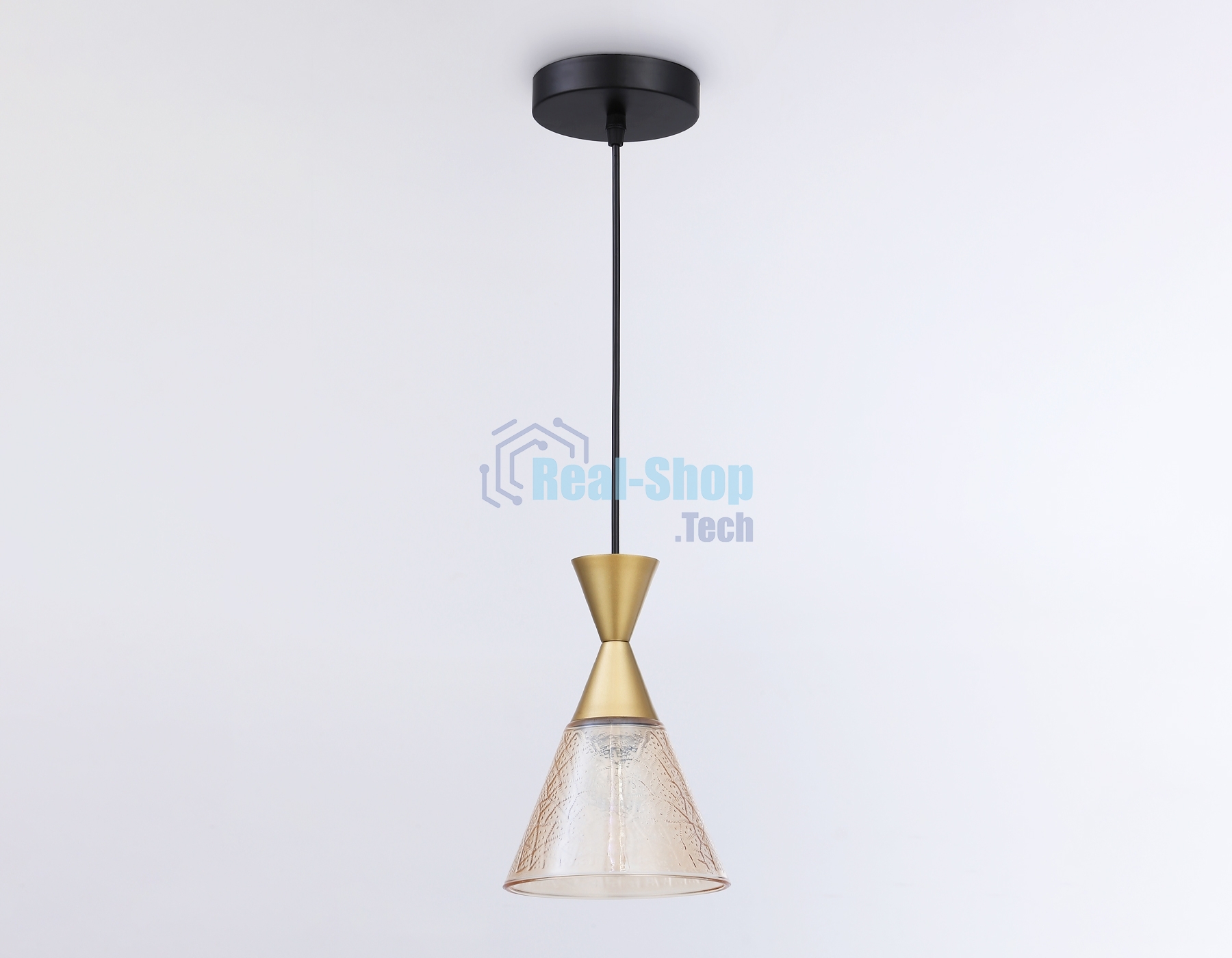 Светильник Ambrella light TR3173 BK/GD черный/золото E27 max 60W D155*1000