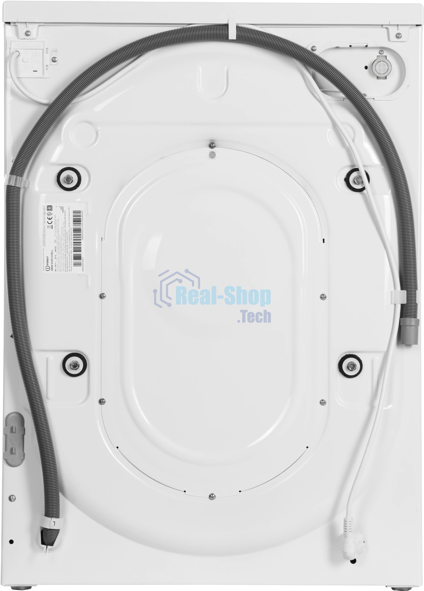 Стиральная машина Indesit IWSD6105 (CIS) L(R) белый, загр. фронтальная макс.: 6 кг 1000 об/мин класс: А