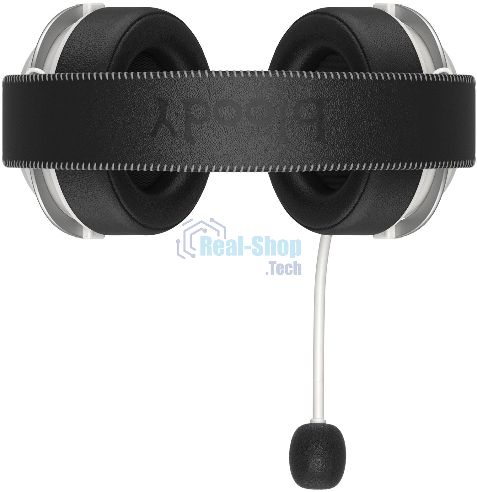 Гарнитура Bloody MR590 Sports Red белый/чёрный, беспроводная + проводная, Bluetooth, до 35 ч