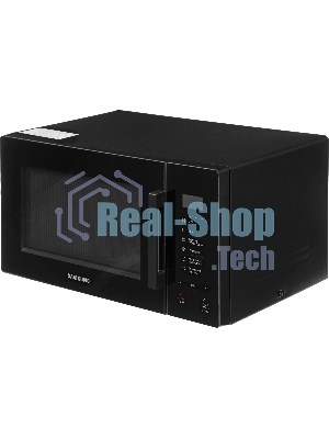 Микроволновая печь Samsung MG23T5018AK/BW черный, 23 л, 800 Вт, переключатели - сенсор
