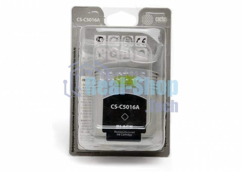 Картридж струйный Cactus CS-C5016A черный (72 мл) для №84 HP DesignJet 10PS/20PS/30GP