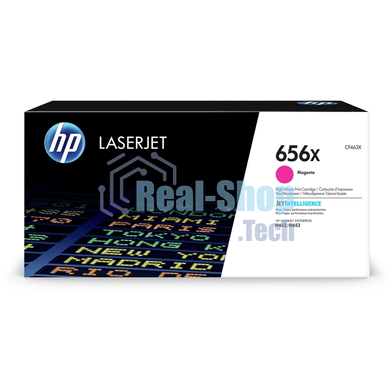 Картридж лазерный HP 656X пурпурный увеличенной емкости для HP CLJ M652/M653 (CF463X) 22000 стр