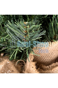 Елочка Neon-night 45 см в плетеном мешочке, ПВХ