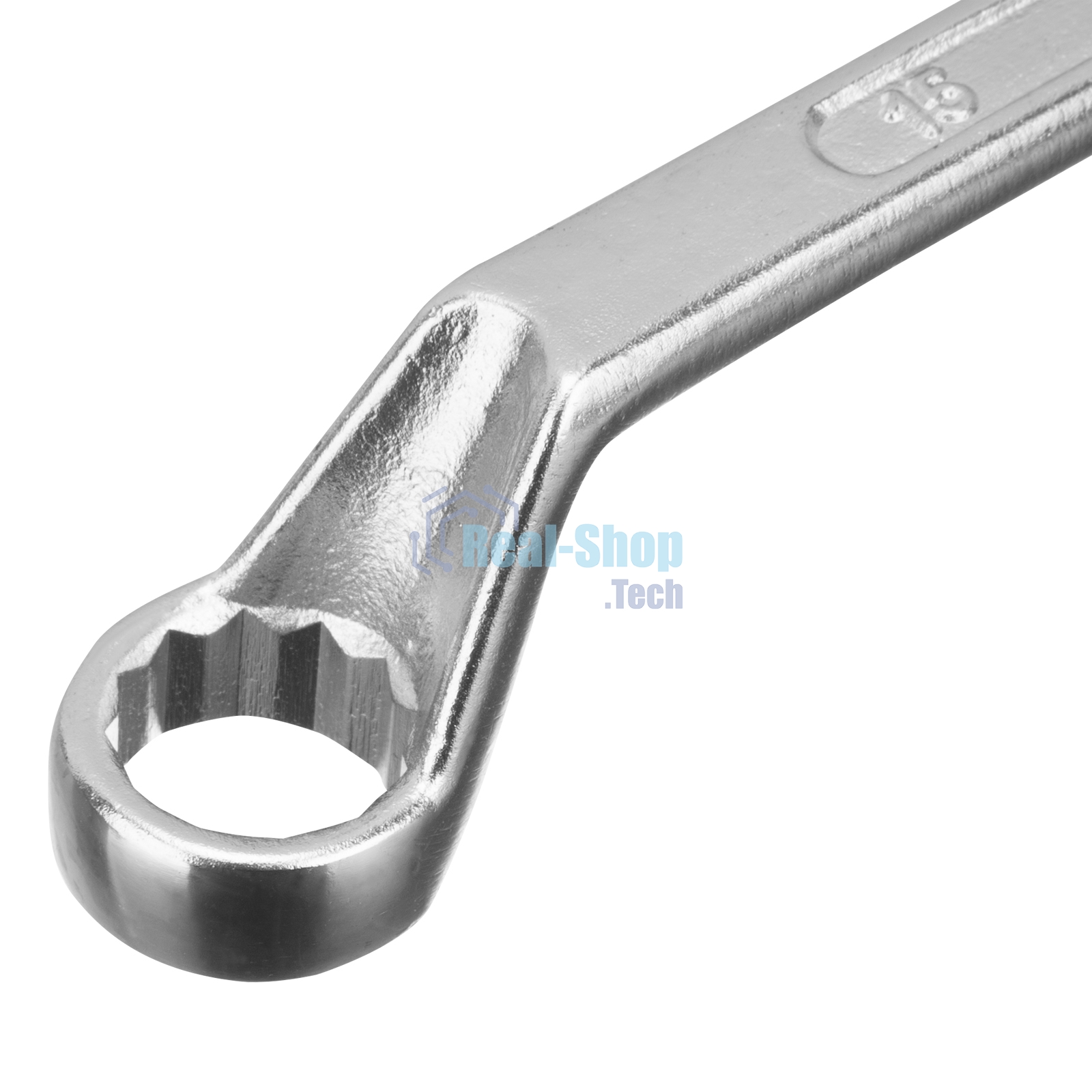 Ключ накидной коленчатый Sparta 14 х 15 мм, хромированный