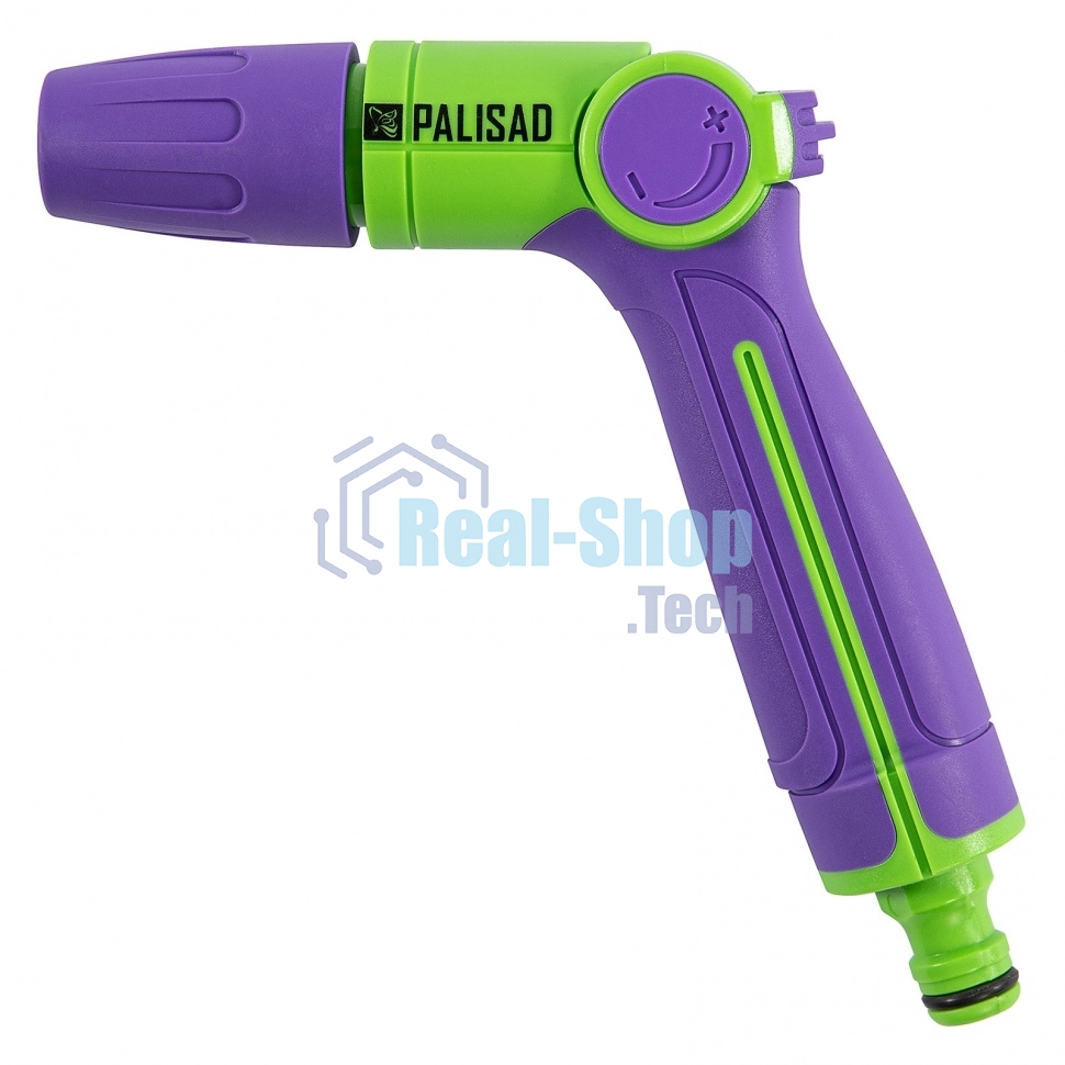 Пистолет-распылитель Palisad регулируемый, двухкомпонентная рукоятка