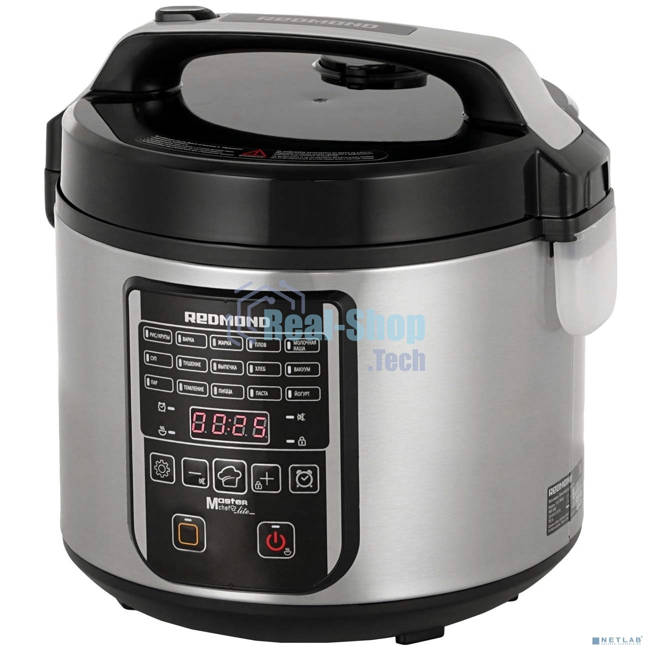 Мультиварка Redmond RMC-M36 сталь/черный