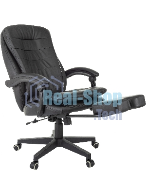 Кресло Бюрократ T-9950MSG-F/BLACK-PU черный, экокожа