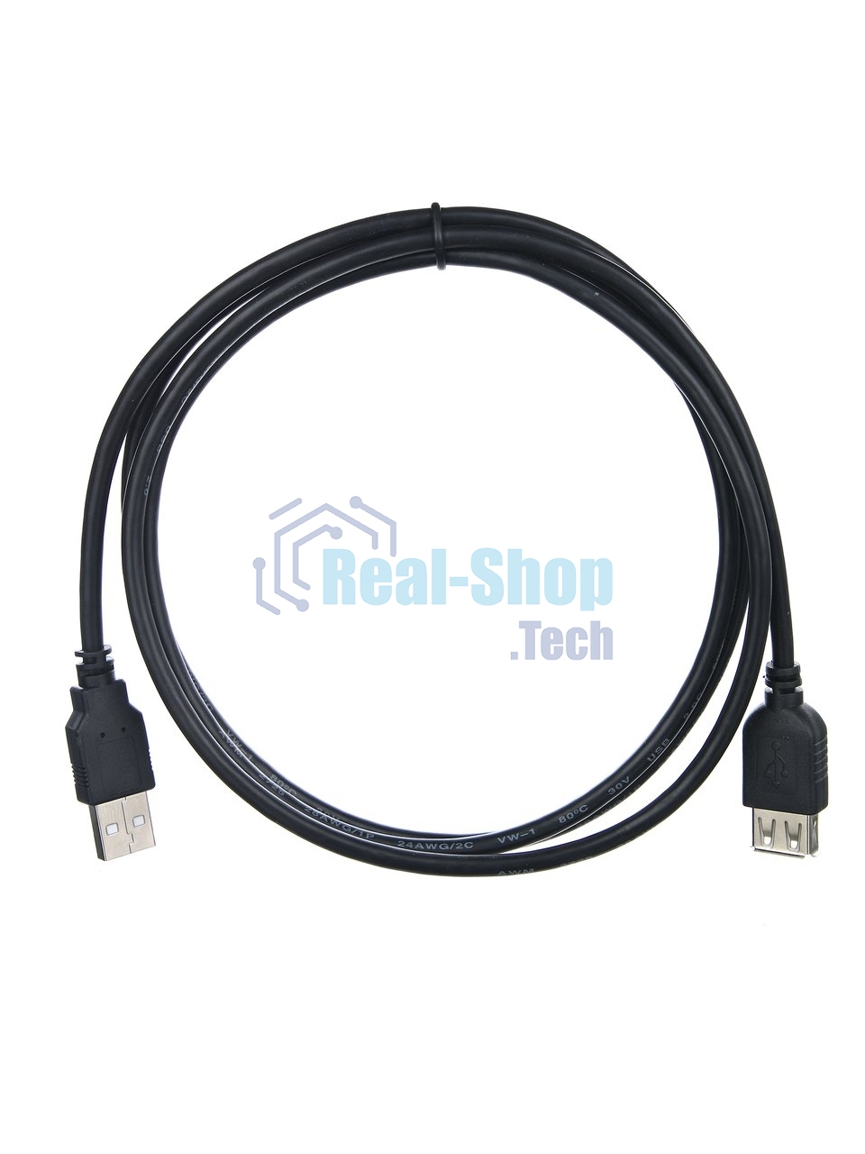 Кабель-удлинитель TELECOM USB2.0 Am-->Af 1,5 м черный TUS6990-1.5M