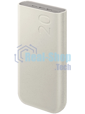 Портативный аккумулятор Samsung EB-P4520 20000mAh PD3.0 45W 4A 3xUSB-C бежевый (EB-P4520XUEGRU)